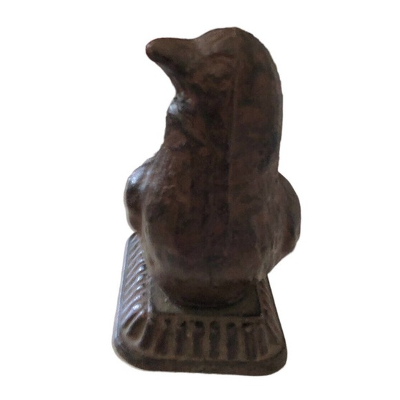 Antique Cast Iron Bird Door Stop Stay Figural Decor Pigeon Dove Bookend Target - Picture 13 of 13